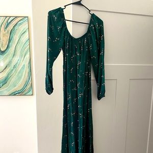 Target forest green XS maxi dress.